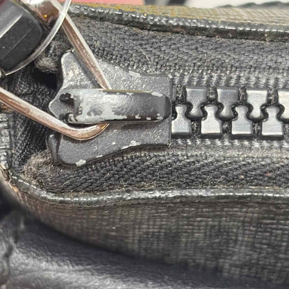 Pre-Owned Gucci Black Canvas Designer Handbag