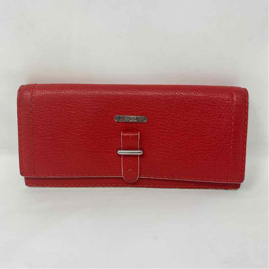 Pre-Owned Ralph Lauren Red Leather Wallet