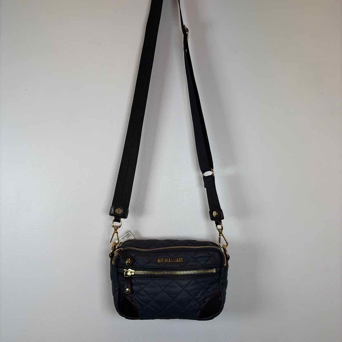 Pre-Owned MZ Wallace Navy Nylon Handbag