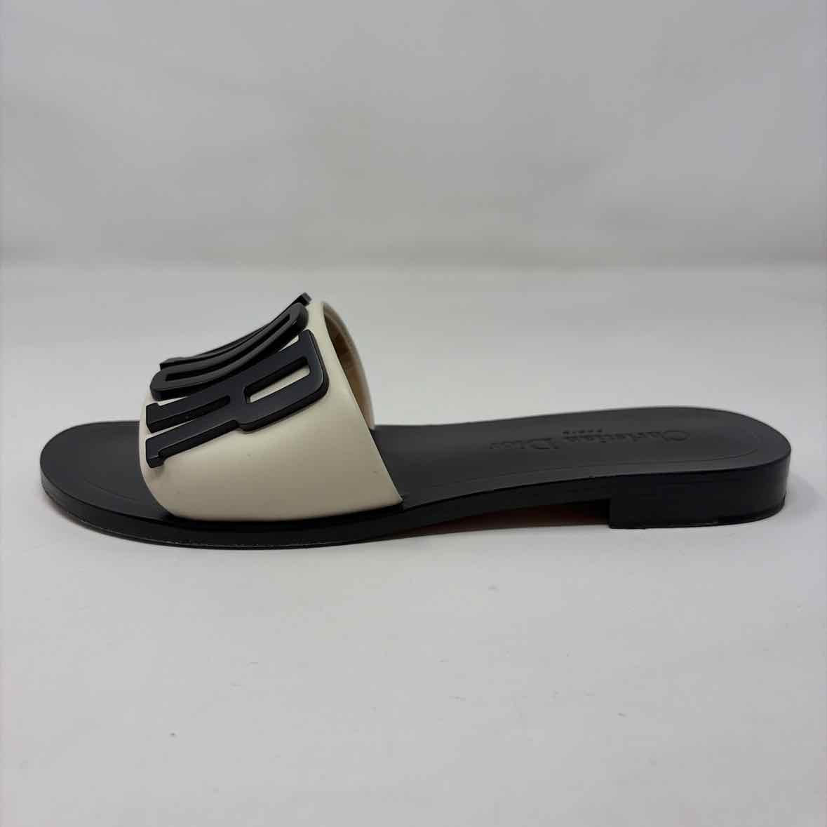 Pre-Owned Dior Black Leather Shoe Size 5.5 Designer Shoes