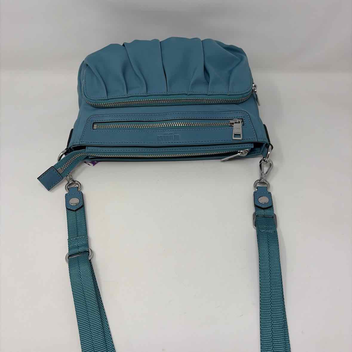 Pre-Owned MZ Wallace Teal Nylon Handbag