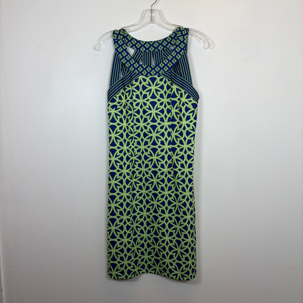 Pre-Owned Size XS Gretchen Scott Blue/Green Casual Dress