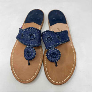 Pre-Owned Shoe Size 11 Jack Rogers Navy Sandals