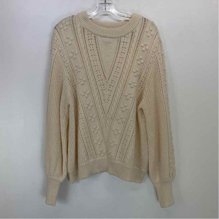 Pre-Owned Size L Andree Cream Sweater