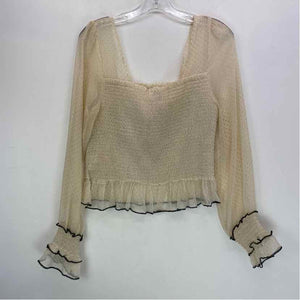 Pre-Owned Size L Storia Cream Top