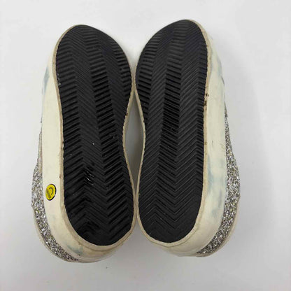 Pre-Owned Golden Goose White Leather Shoe Size 7.5 Designer Shoes