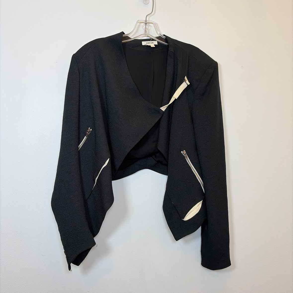 Pre-Owned Size 10/L Helmut Lang Black Jacket