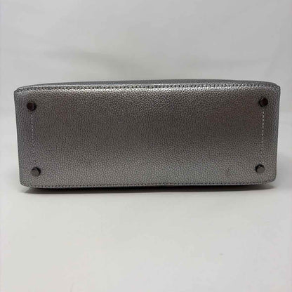 Pre-Owned Kate Spade Silver Leather Handbag
