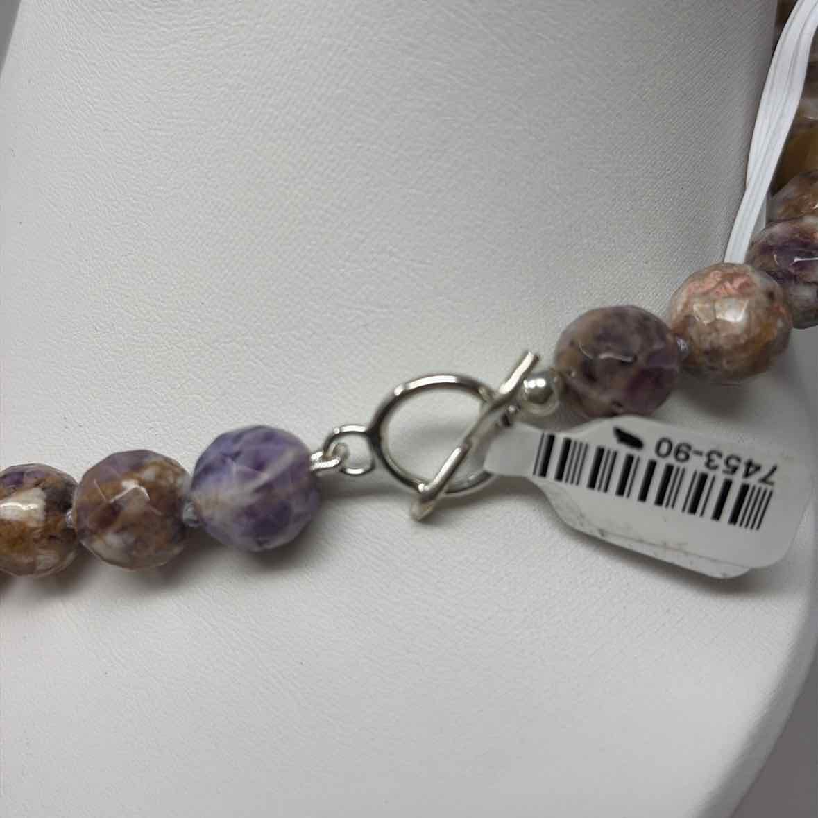 Pre-Owned Simon Sebbag Designs Purple Stones Necklace