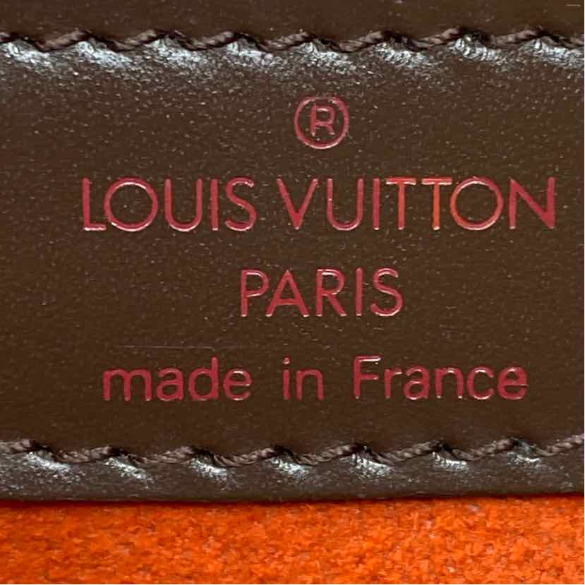 Pre-Owned Louis Vuitton Damier Eben Canvas Designer Handbag