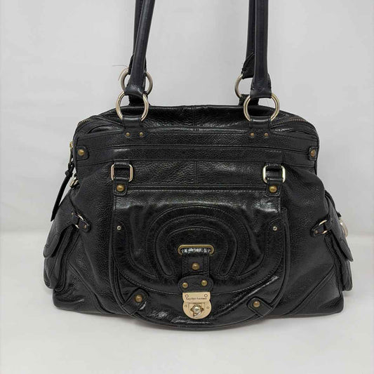 Pre-Owned Hayden Harnett Black Leather Handbag