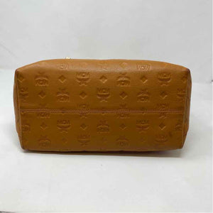 Pre-Owned MCM Cognac Leather Designer Handbag