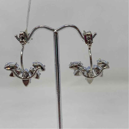 Silver Metal Earrings