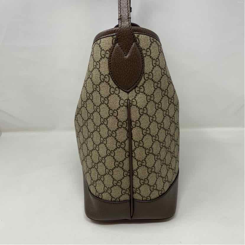 Pre-Owned Gucci Monogram Canvas Designer Handbag