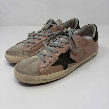 Pre-Owned Golden Goose Mauve Leather Shoe Size 10.5 Designer Shoes