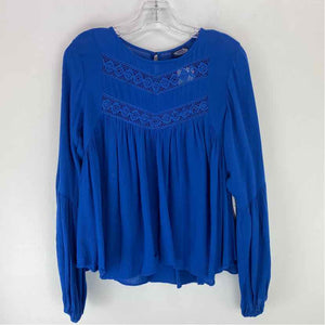 Pre-Owned Size M Scoop Blue Top