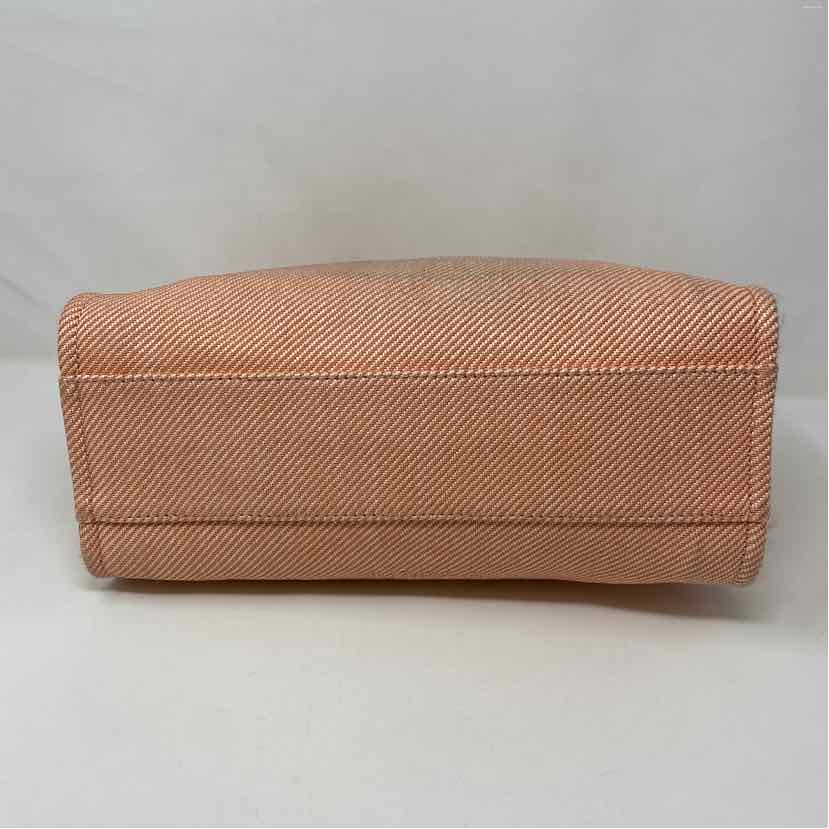 Pre-Owned Chanel Orange Canvas Designer Handbag