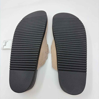 Pre-Owned Shoe Size 10 Steve Madden Tan Slide