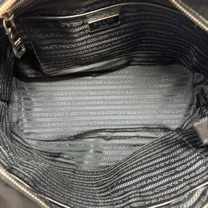 Pre-Owned Prada Black Nylon Designer Handbag