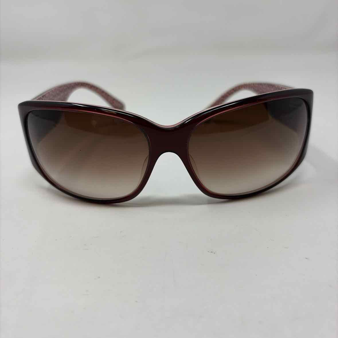 Pre-Owned Coach Red Acrylic Sunglasses