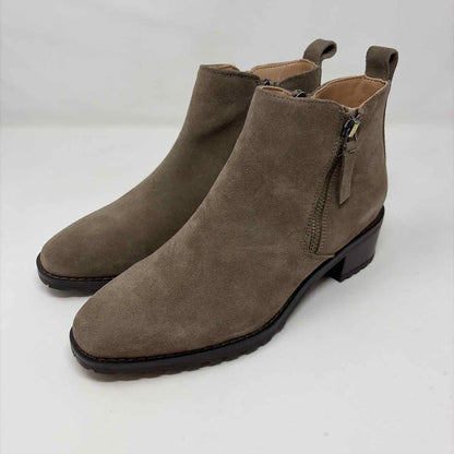 Pre-Owned Shoe Size 7.5 Aqua College Taupe Booties