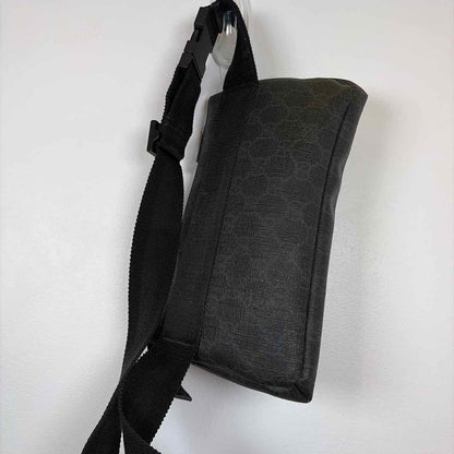 Pre-Owned Gucci Black Canvas Designer Handbag