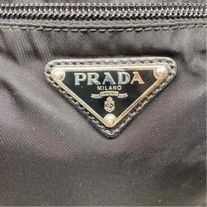 Pre-Owned Prada Black Nylon Designer Handbag