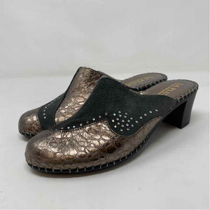 Pre-Owned Shoe Size 8.5 La Plume Metallic Casual