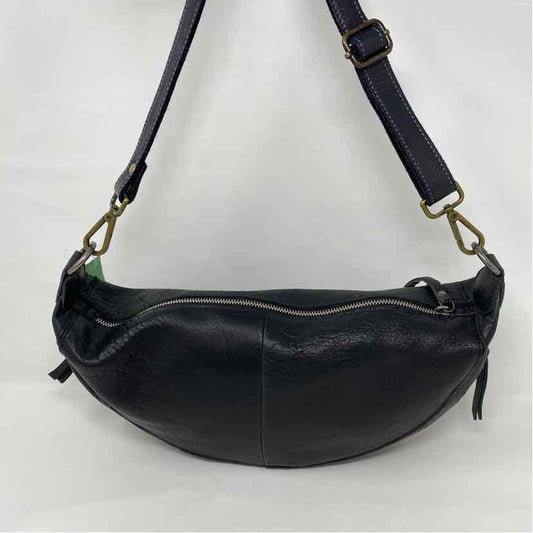 Pre-Owned Lattico Black Leather Handbag
