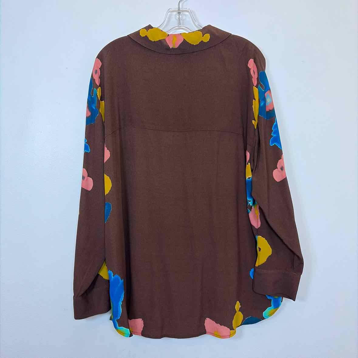 Pre-Owned Size S Figue Brown Multi Top