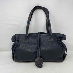 Pre-Owned Carlos Falchi Black Leather Handbag