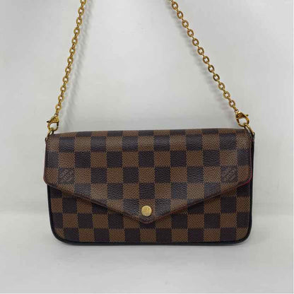 Pre-Owned Louis Vuitton Damier Eben Canvas Designer Handbag