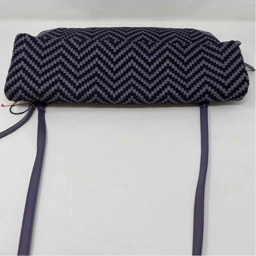 Pre-Owned Pietro Alessandro Purple/Black Woven Handbag