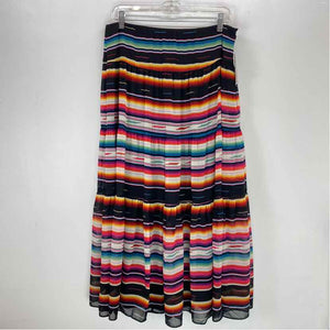 Pre-Owned Size 10/L Ralph Lauren Black Multi Skirt