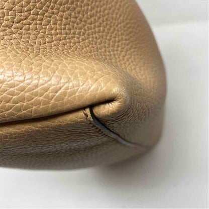 Pre-Owned Gucci Tan Leather Designer Handbag