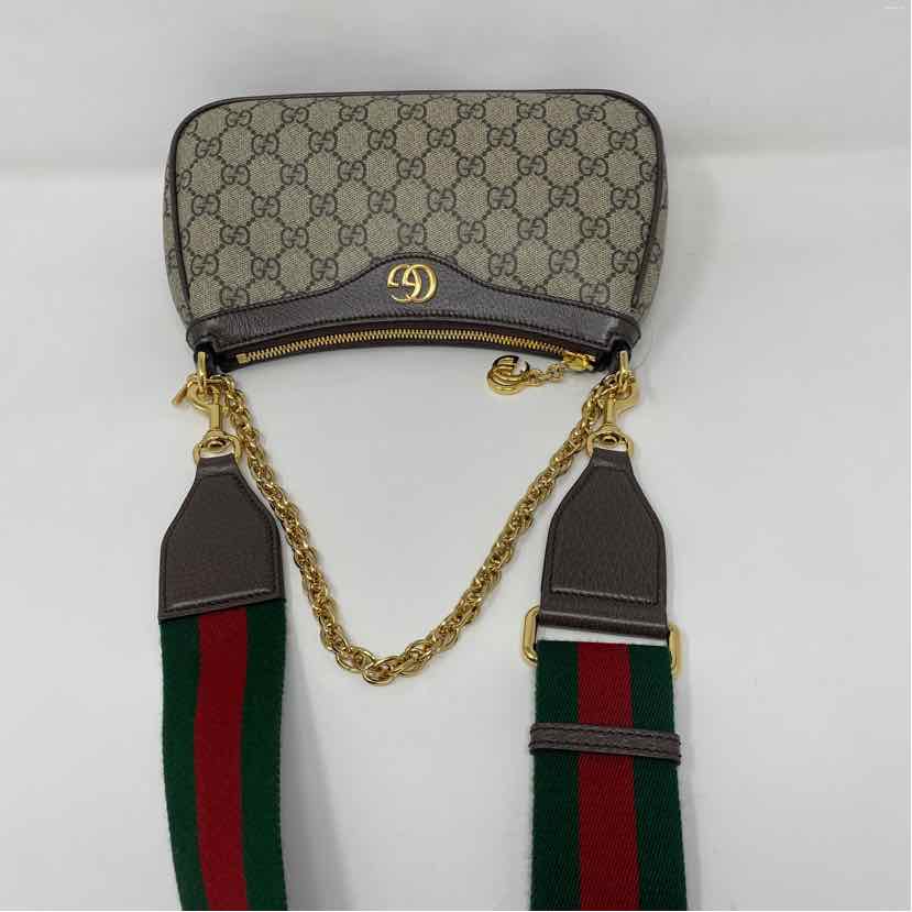 Pre-Owned Gucci Monogram Canvas Designer Handbag