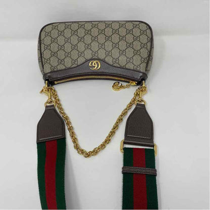 Pre-Owned Gucci Monogram Canvas Designer Handbag