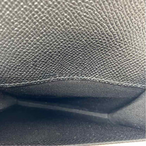 Pre-Owned Ferragamo Black Leather Designer Wallet