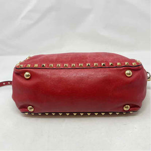 Pre-Owned Valentino Red Leather Designer Handbag