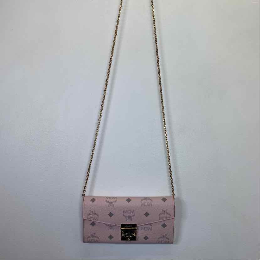 Pre-Owned MCM Pink Leather Designer Handbag