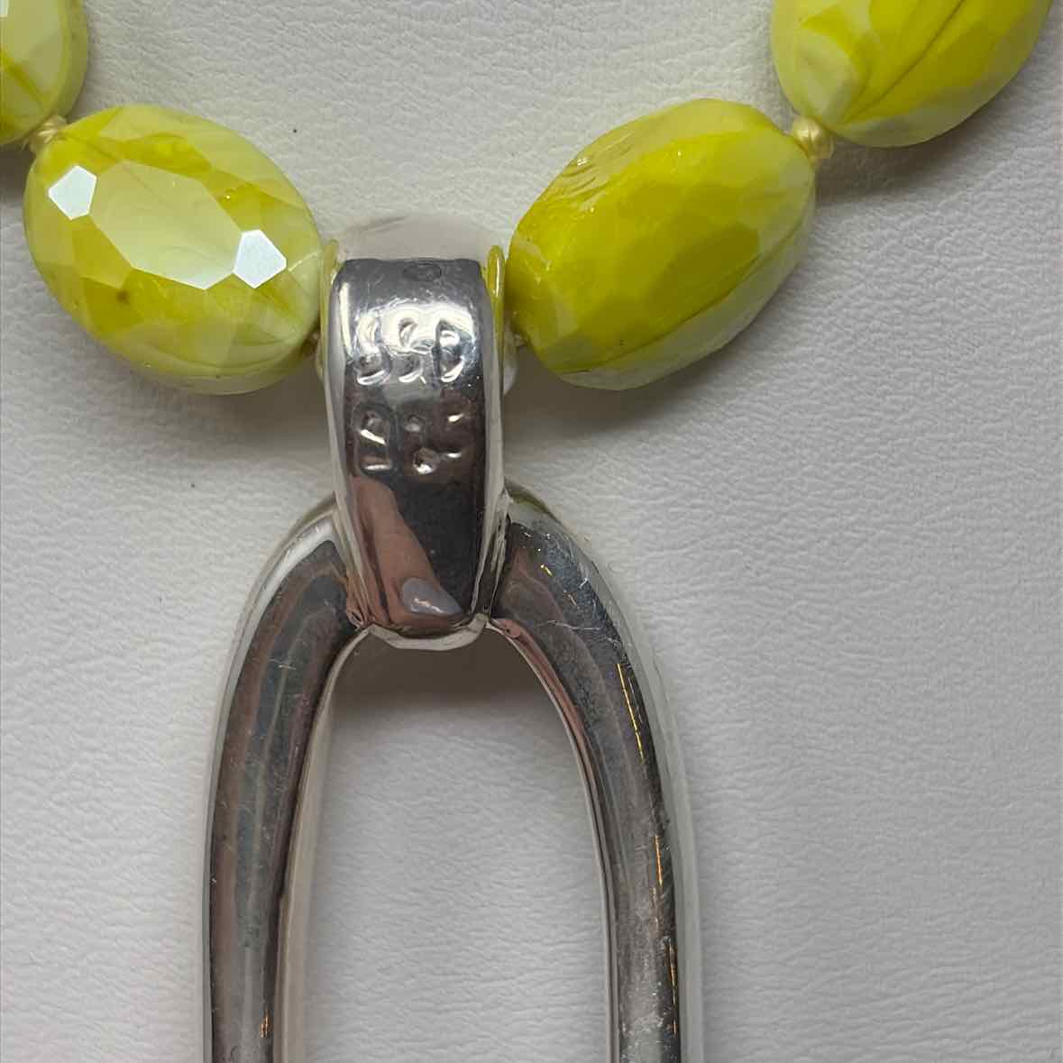 Pre-Owned Simon Sebbag Designs Yellow Beaded Necklace