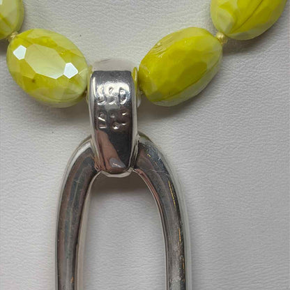 Pre-Owned Simon Sebbag Designs Yellow Beaded Necklace