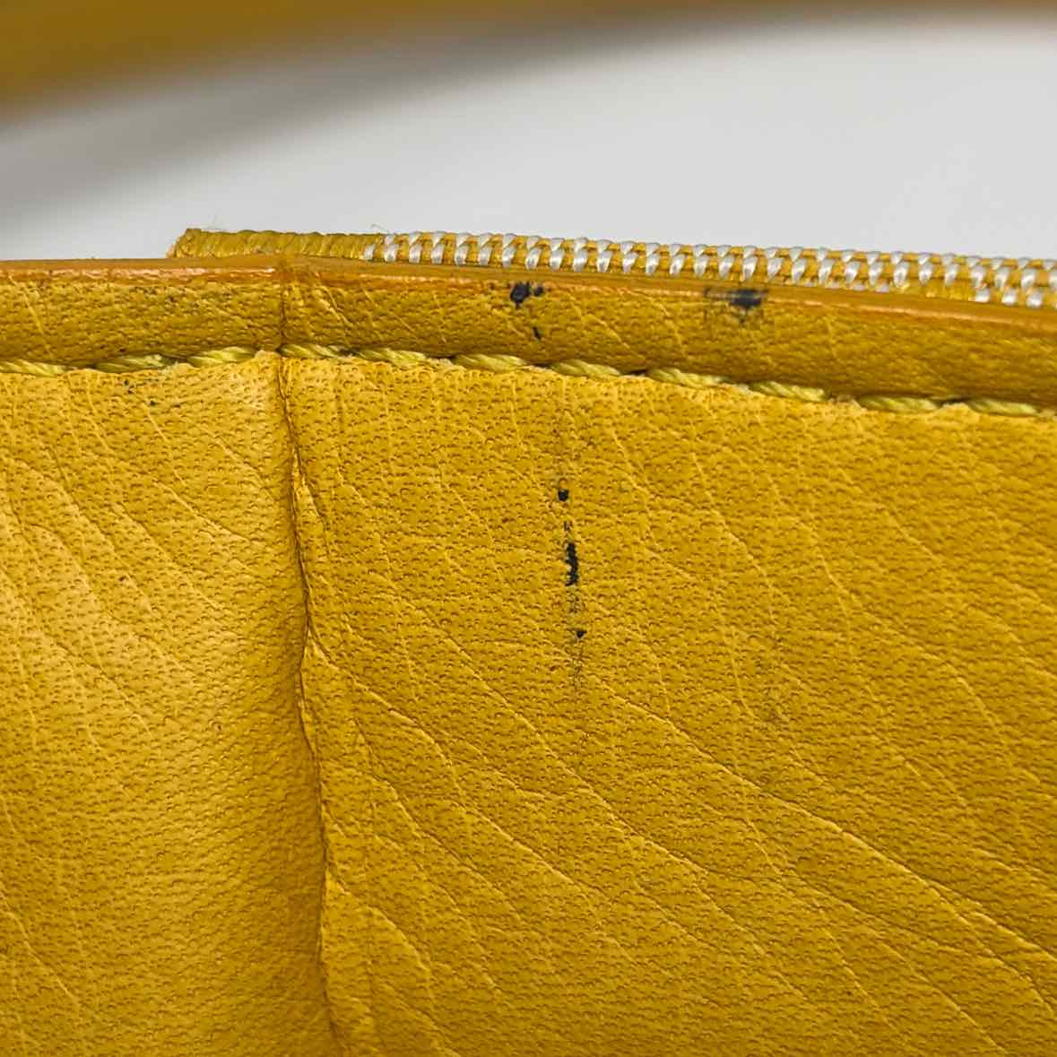Pre-Owned Fendi Yellow Canvas Designer Handbag