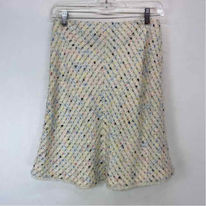 Pre-Owned Size 36/S Escada White Multi Skirt