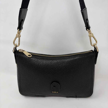 Pre-Owned Furla Black Leather Handbag