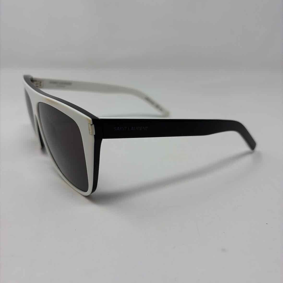 Pre-Owned Saint Laurent White Plastic Designer Sunglasses