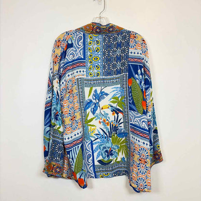 Pre-Owned Size S Tolani Blue Print Jacket
