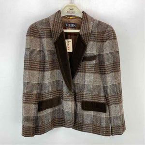 Pre-Owned Size M/L Escada Plaid Blazer