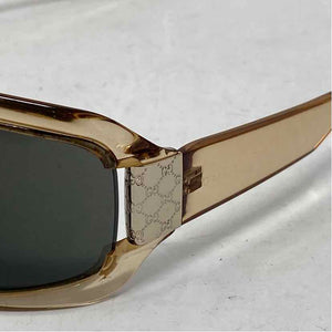 Pre-Owned Gucci Brown Plastic Designer Sunglasses