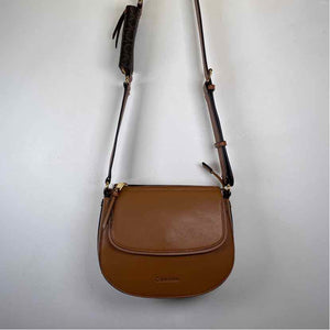 Pre-Owned Calvin Klein Tan faux leather Handbag